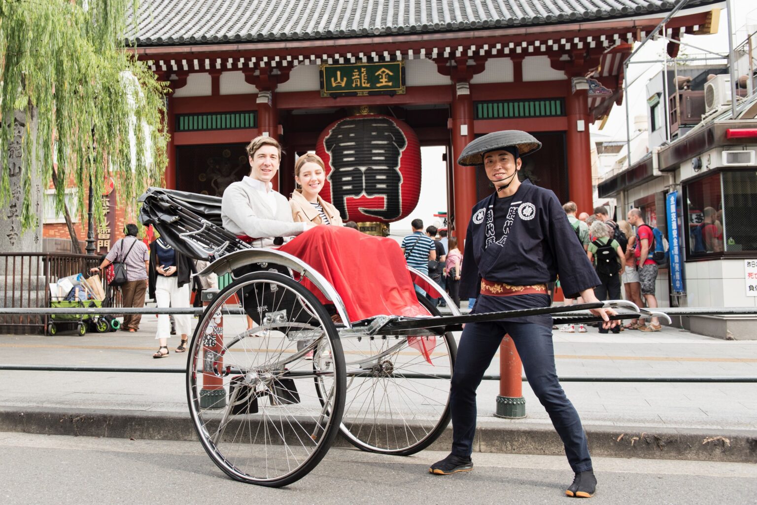 Rickshaw ride from Asakusa temple